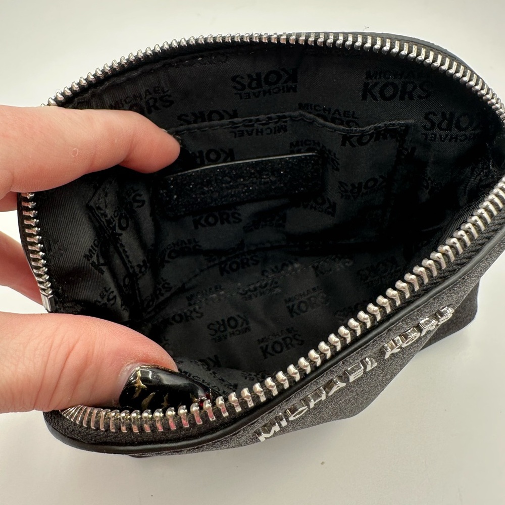 Michael Kors Black Glitter Cosmetic Bag - Picture 4 of 4